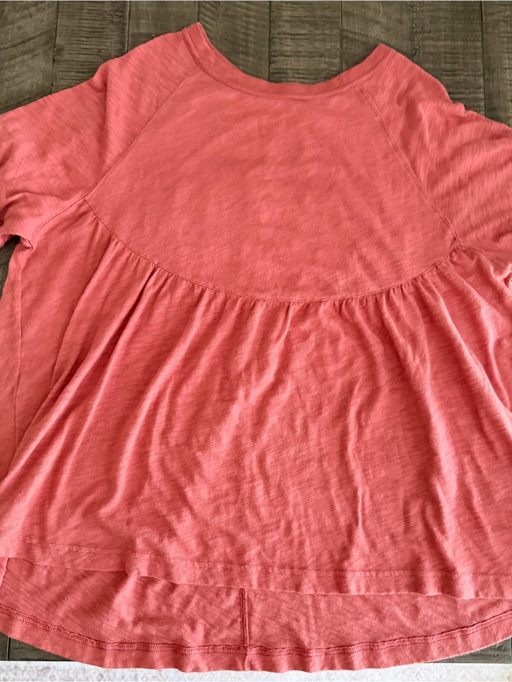 American Eagle Outfitters Coral babydoll top